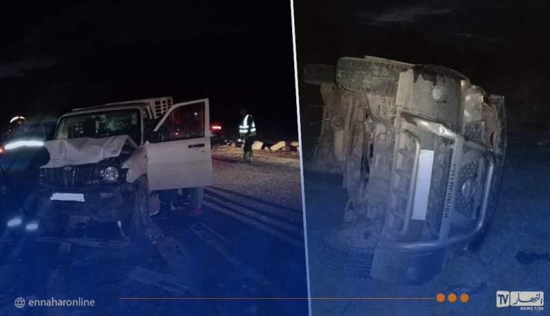 عنابة.. 6 جرحى في اصطدام بين سيارتين بعين الباردة