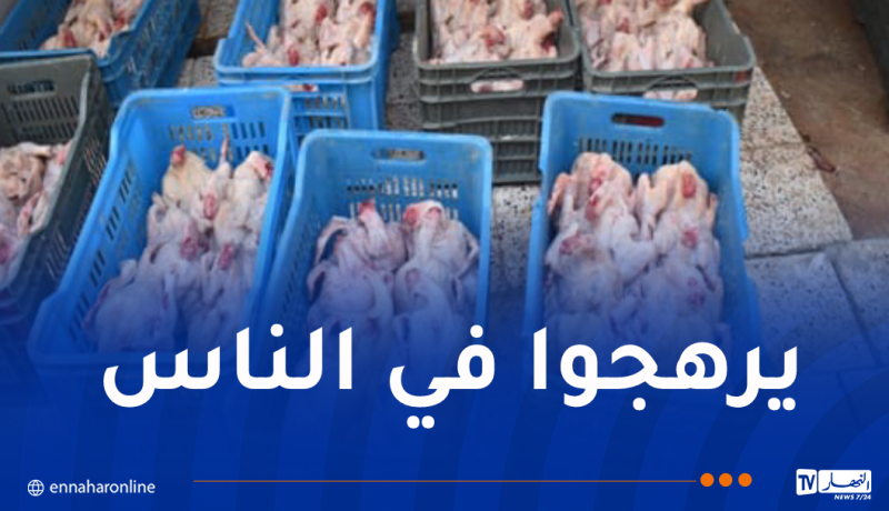 تيسمسيلت: حجز أزيد من 4 قناطير من اللحوم البيضاء الفاسدة 