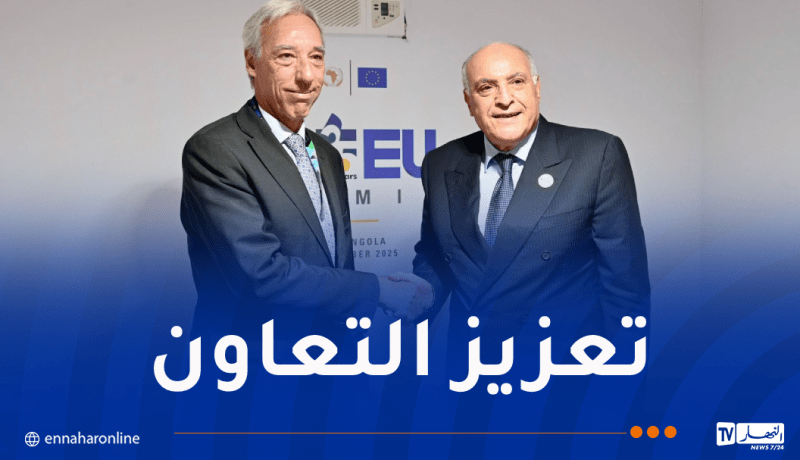 عطاف يتباحث مع مبعوث الإتحاد الأوروبي إلى منطقة الساحل الصحراوي