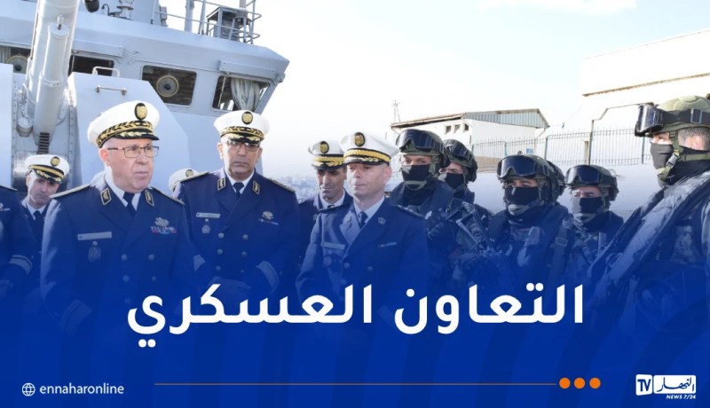 قائد القوات البحرية يشرف على تفتيش الغراب قاذف الصواريخ “رايس حسان بربيار”