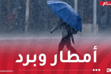 تتعدى 50 ملم.. أمطار غزيرة مرفوقة ببرد اليوم