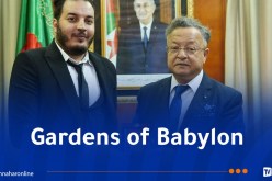 بداري يكرم صاحب مشروع Gardens of Babylon مختار بوعزة