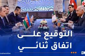 وزير الخارجية يستقبل نظيره الأذربيجاني