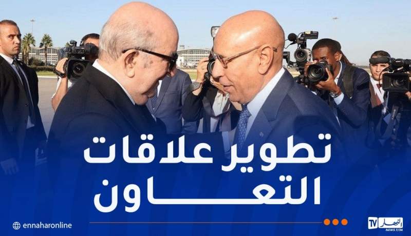 الرئيس تبون يتلقى تهاني أول نوفمبر من نظيره الموريتاني