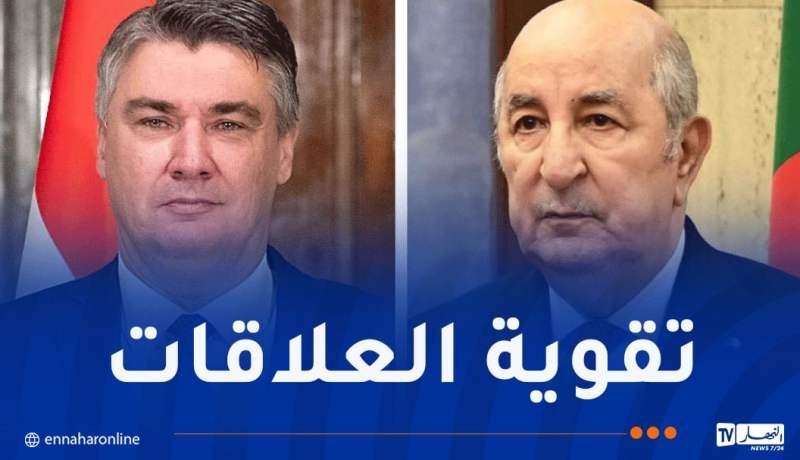 رئيس كرواتيا يهنئ الجزائر بأول نوفمبر