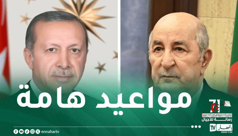 الرئيس التركي يُهنئ رئيس الجمهورية بعيد الثورة