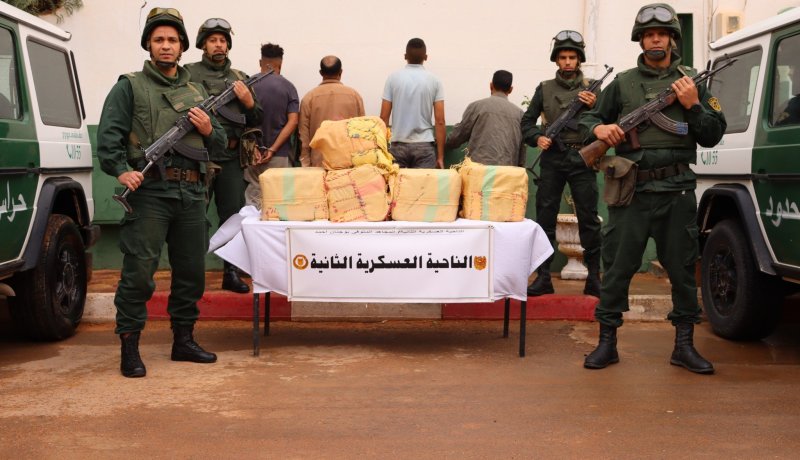 إحباط إدخال قرابة 4 قناطير من “الكيف” مغربي المصدر