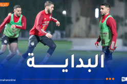 بالصور والفيديو.. لاعبو الخُضر يجرون أول حصة تدريبية استعدادا لكأس إفريقيا