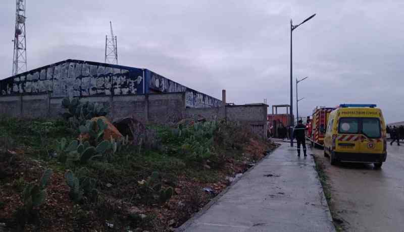 سكيكدة.. حريق مصنع للحفاضات بمنطقة النشاط العطاسة