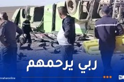 بني عباس.. اتفاع حصيلة إنقلاب حافلة بتبلبالة إلى 12 قتيلا و23 جريحا 