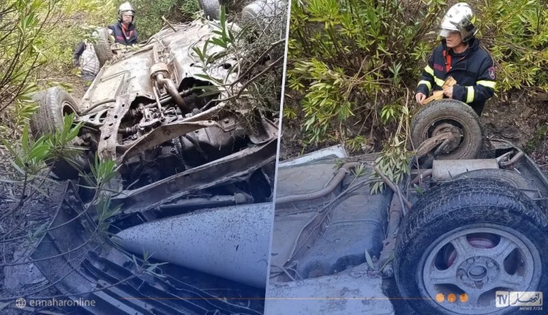 تيسمسيلت.. جريحان في انحراف وانقلاب سيارة ببرج بونعامة