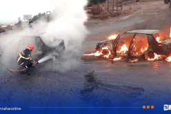 تيسمسيلت.. احتراق سيارة كليا بلرجام