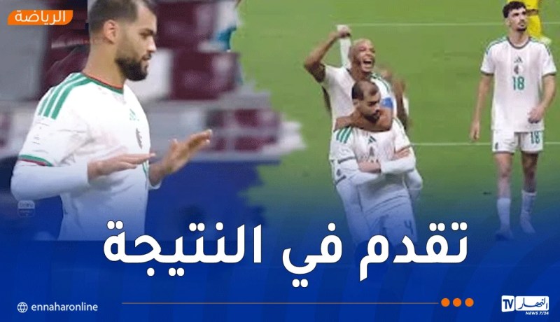 المنتخب الوطني ينهي الشوط الأول متقدّمًا على العراق بهدف توغاي