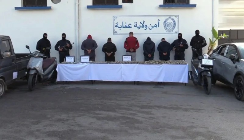 عنابة.. توقيف 5 أشخاص وحجز قرابة 69 كيف معالج 