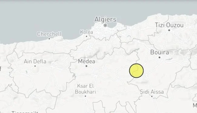 هزة أرضية تضرب المدية 