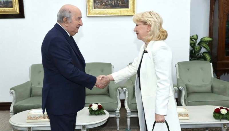 رئيس الجمهورية يستقبل سفيرة جمهورية صربيا