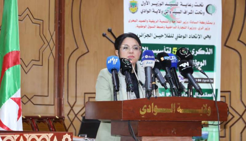 وزيرة التجارة الداخلية تُثمّن جهود الفلاحين ودور الاتحاد الوطني في تطوير الفلاحة الوطنية