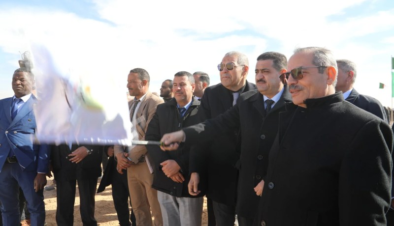 دربال يضع حجر الأساس لمشروع إنجاز محطة معالجة المياه المستعملة بورقلة