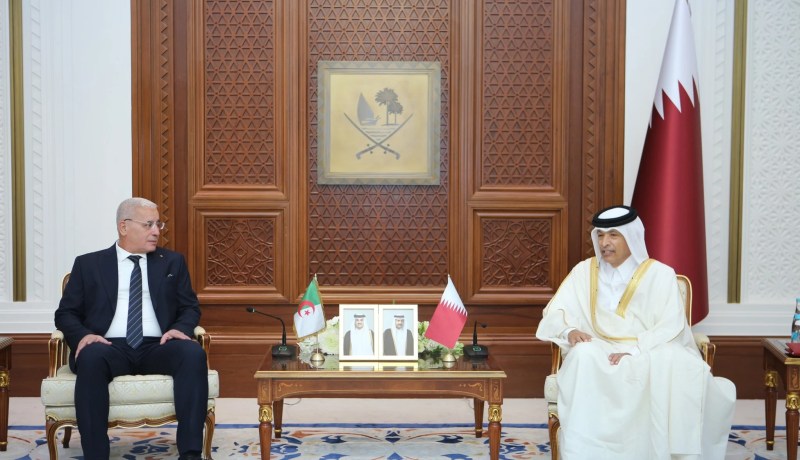 بوغالي يُجري محادثات مع رئيس مجلس الشورى القطري