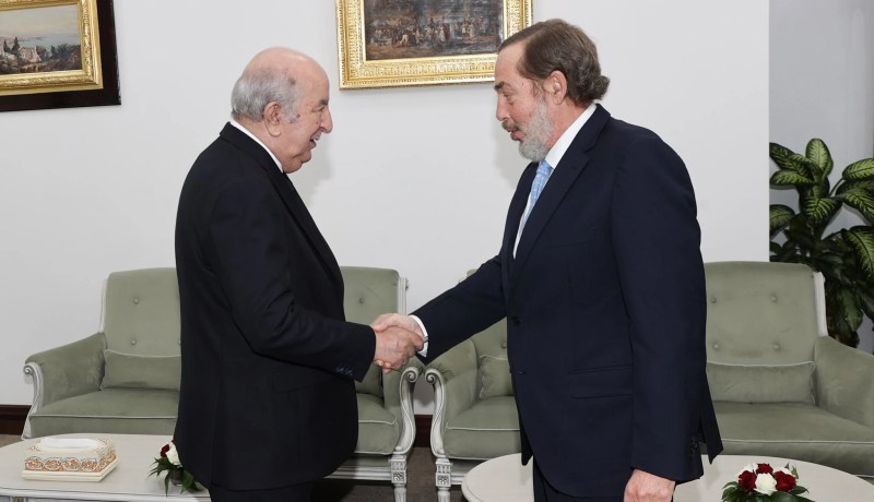 رئيس الجمهورية يستقبل سفير اسبانيا
