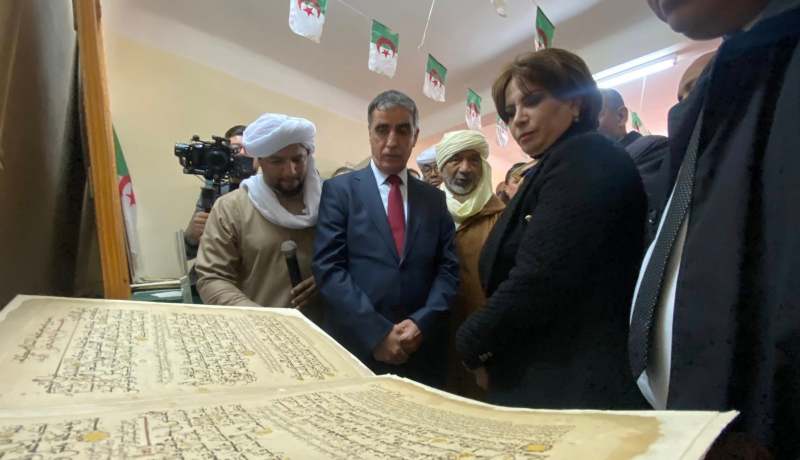 وزيرة الثقافة تشدد من أدرار على ضرورة رقمنة المخطوطات وصون الموروث العلمي الوطني