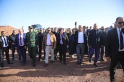 بكير طافر وجلاوي يعاينان تقدم أشغال غارا جبيلات والخط المنجمي بشار–تندوف