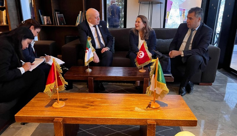 وزير الصناعة يجري محادثات ثنائية مع نظيرته التونسية 