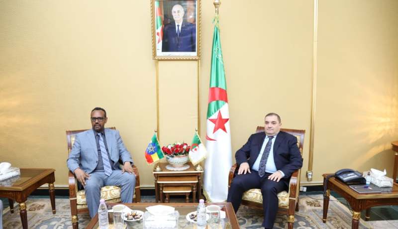 وزير العدل يستقبل وزير الدولة بوزارة العدل لإثيوبيا