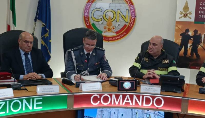 لتعزيز التعاون الثنائي.. المدير العام للحماية المدنية في زيارة عمل إلى إيطاليا 