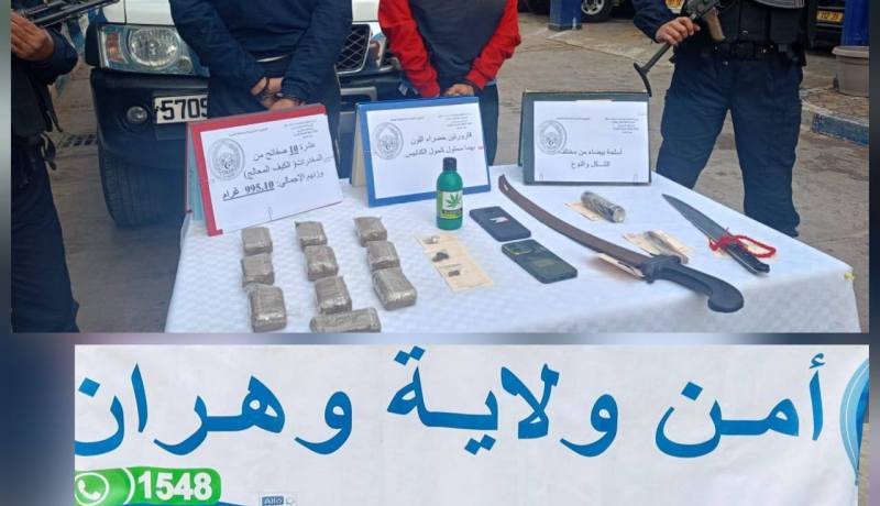 وهران.. الإطاحة بمروجَين وحجز مخدرات