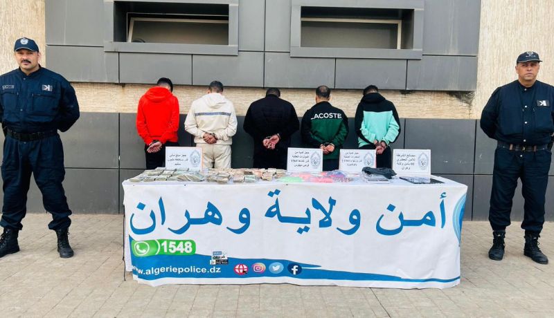 تفكيك شبكة إجرامية منظمة لترويج الكوكايين الإكستازي بوهران