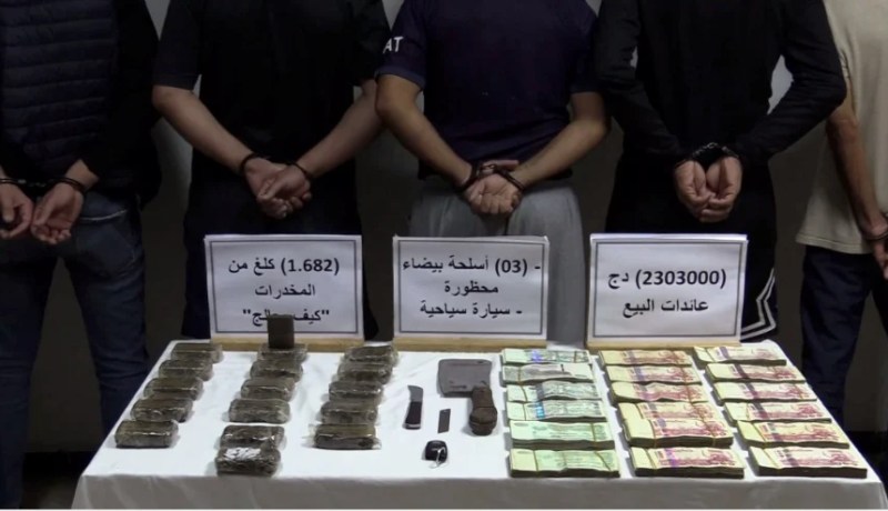 شرطة العاصمة توقف 7 أشخاص وتحجز أزيد من 3 كلغ من الكيف المعالج