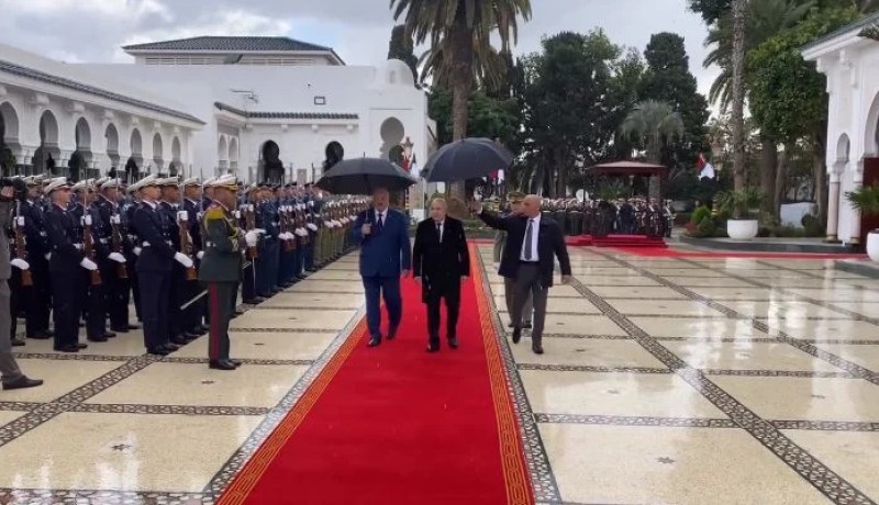 رئيس الجمهورية يستقبل نظيره البيلاروسي