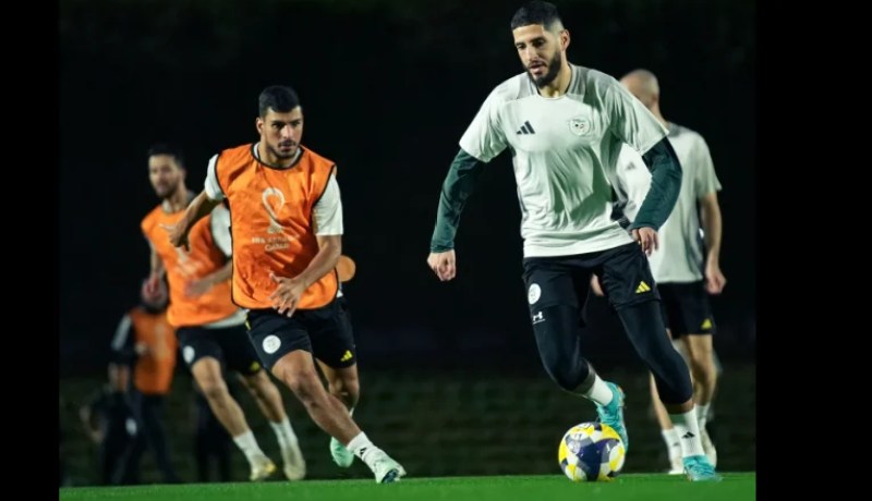 بالصور.. المنتخب الوطني يختتم تحضيراته لموقعة الإمارات في كأس العرب