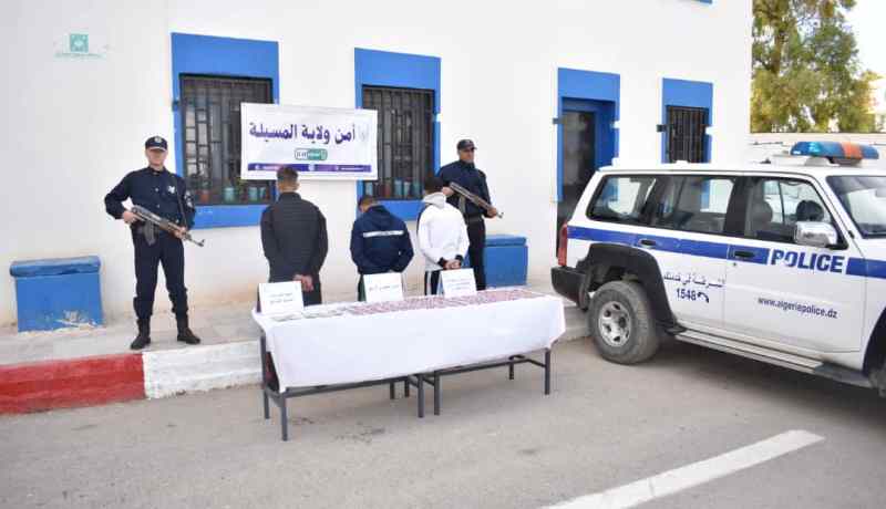 المسيلة: حجز 1245 قرص مهلوس وتوقيف ثلاثة مروّجين