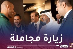 بالصور.. وزير الرياضة والشباب القطري يزور “الخضر”