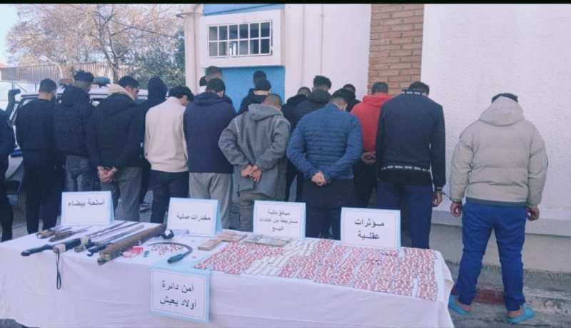 البليدة.. توقيف 21 مشتبهًا فيهم بأولاد يعيش