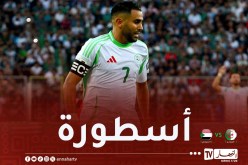 محرز ينفرد بصدارة الهدافين التاريخين لـ “الخضر” في الـ”كان”