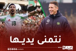 مدرب فولسبورغ: “أتمنى أن يتوج عمورة بـ”الكان” ويكون هداف البطولة”