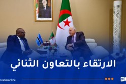 وزير الخارجية يستقبل وزير العلاقات الدولية لبوتسوانا