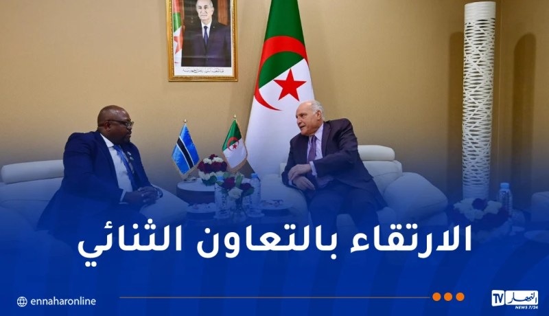 وزير الخارجية يستقبل وزير العلاقات الدولية لبوتسوانا