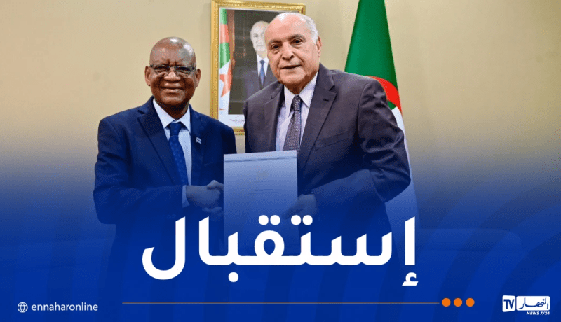 عطاف يتسلم أوراق اعتماد سفير بوتسوانا لدى الجزائر