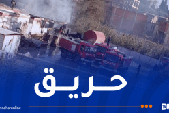 إندلاع حريق في شاليهات بتيبازة