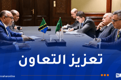 عطاف يتحادث مع وزير خارجية جمهورية تنزانيا الاتحادية