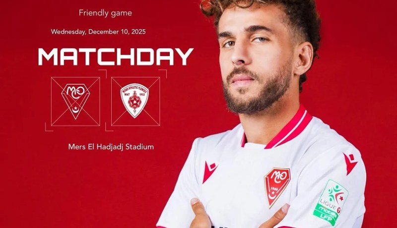 مولودية وهران يواجه ودادا تلمسان في مباراة تحضيرية