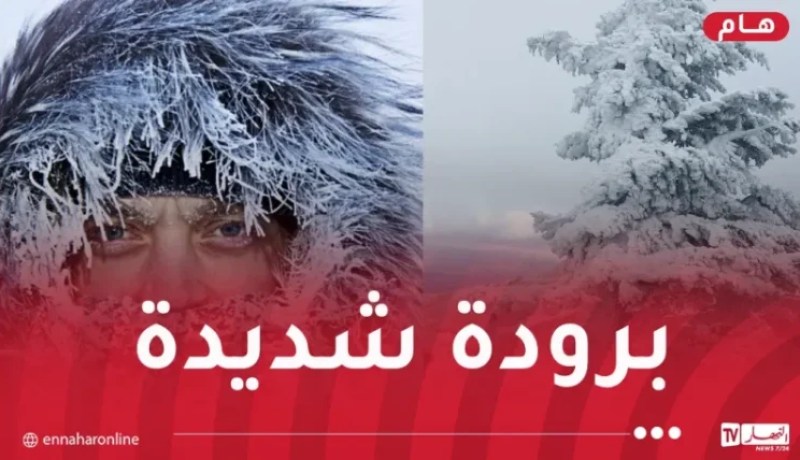 أجواء صقيعية.. موجة برد وأمطار رعدية على هذه الولايات