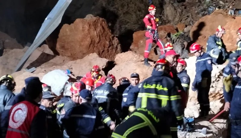 بجاية.. انهيار مسكن فردي إثر انزلاق التربة بسيدي عيش