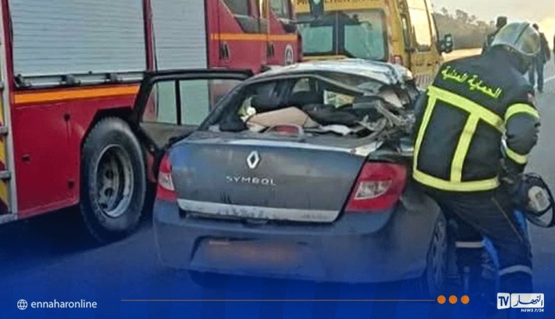 سيدي بلعباس.. قتيل و3 جرحى في اصطدام بين سيارة وشاحنة