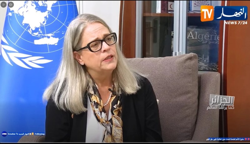 سفيرة الأمم المتحدة للنهار : الجزائر لها دورٌ بطولي و نموذج يحتذى بهِ