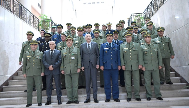 ضباط المدرسة العليا الحربية في زيارة إلى المجلس الشعبي الوطني